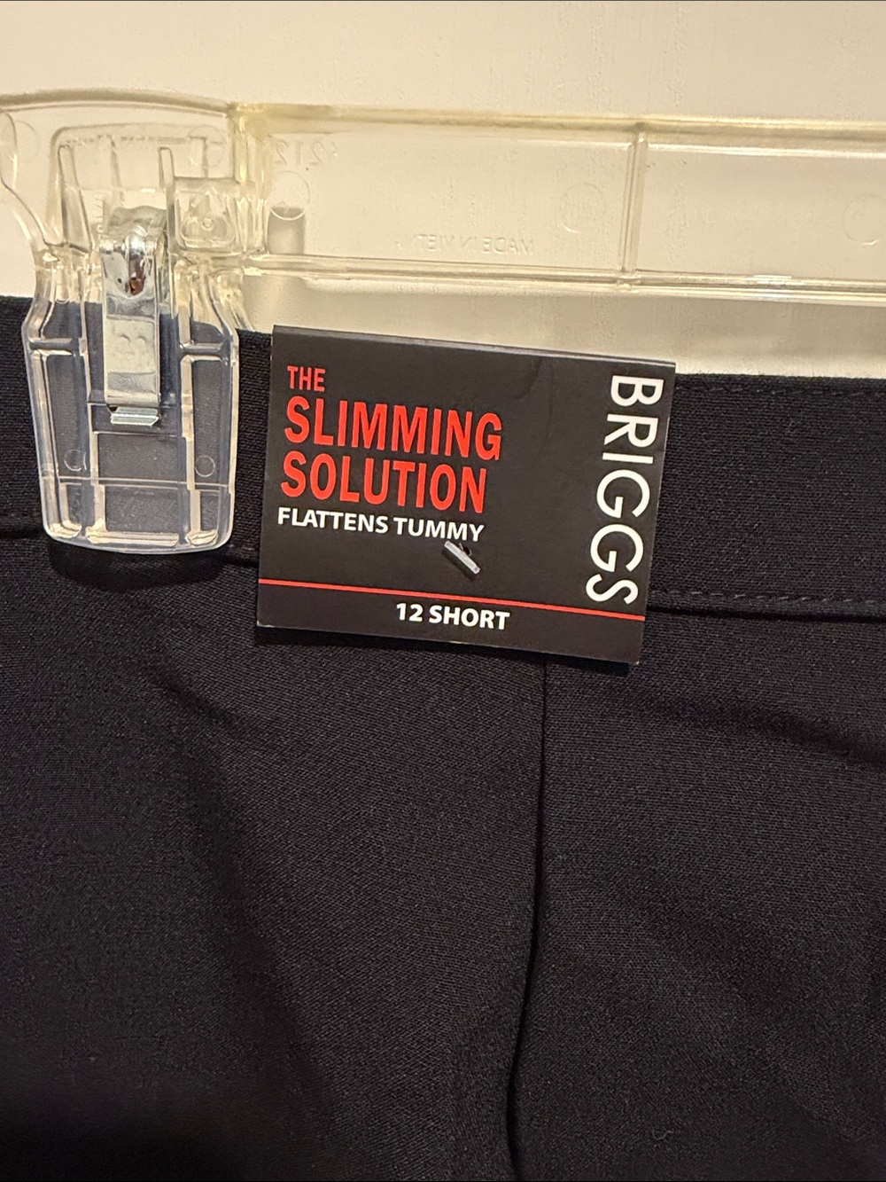 Woman’s black slacks Briggs slimming solution size 12 short - Picture 5 of 7